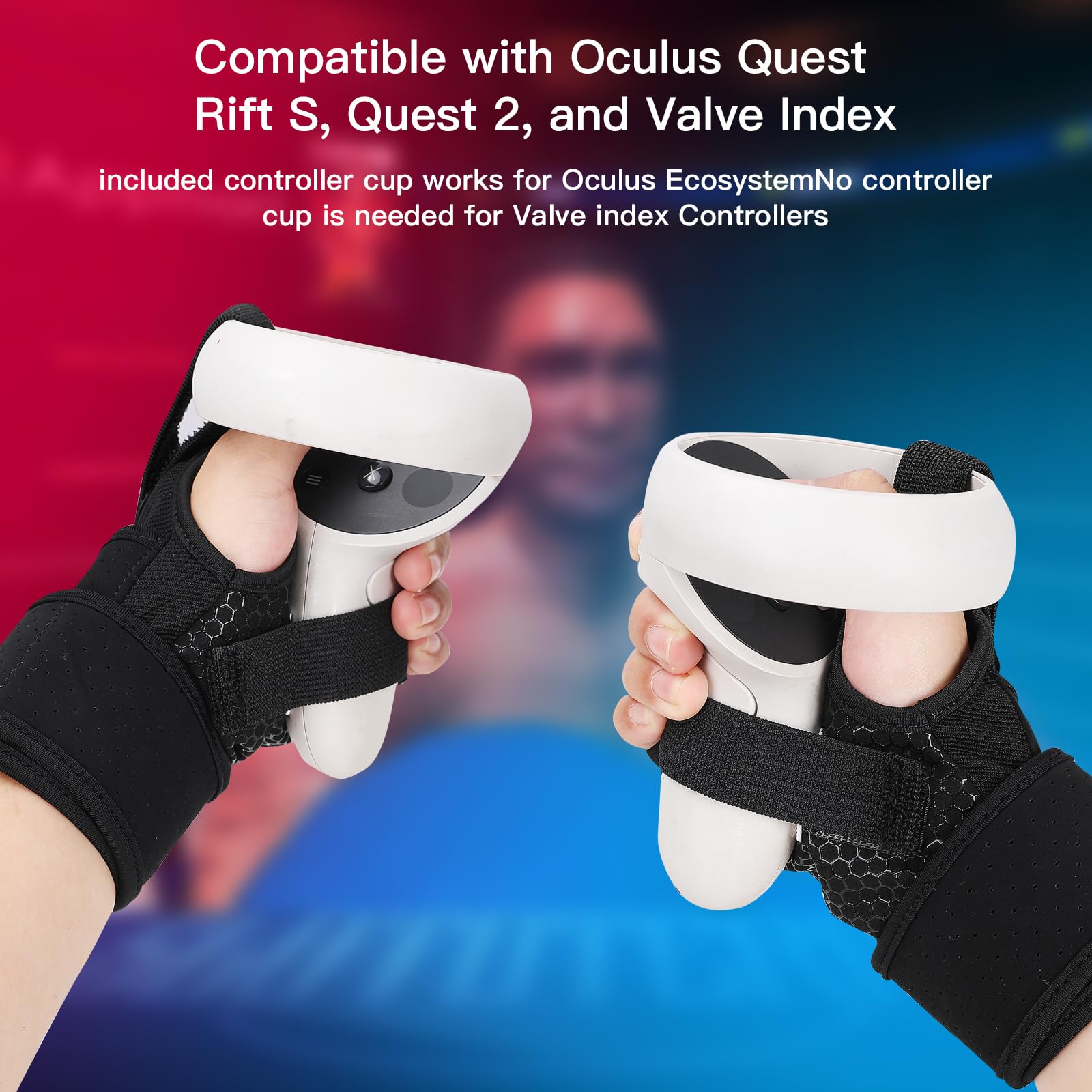 SUPERVR VR Boxing Gloves Accessories for Quest 2 Compatible with