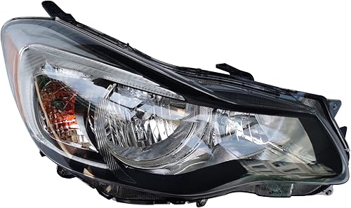 CNCEST Conjunto de faros delanteros halógenos derechos - ajuste directo  carcasa cromada lente transparente - para modelos Subaru Impreza 2015-2016 disponible en Yaxa Peru