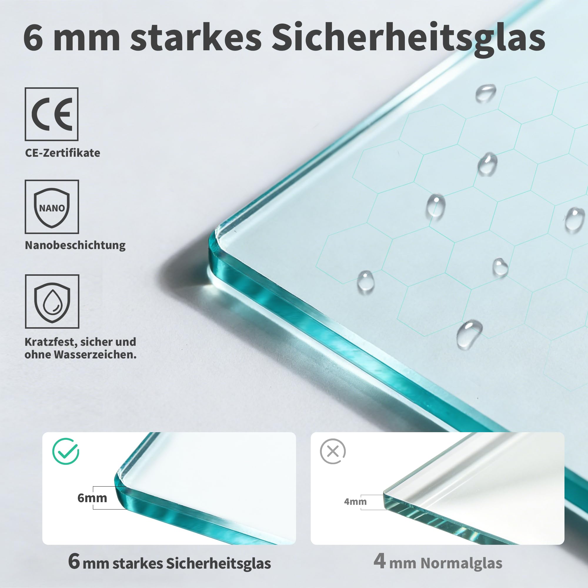 Duschkabine 76x185 cm, Pendeltür 75–80 cm, Duschtür Nische, Duschabtrennung aus 6 mm ESG Sicherheitsglas, Nano-Beschichtung, Schwingtür, Nischentür Dusche, Chrom