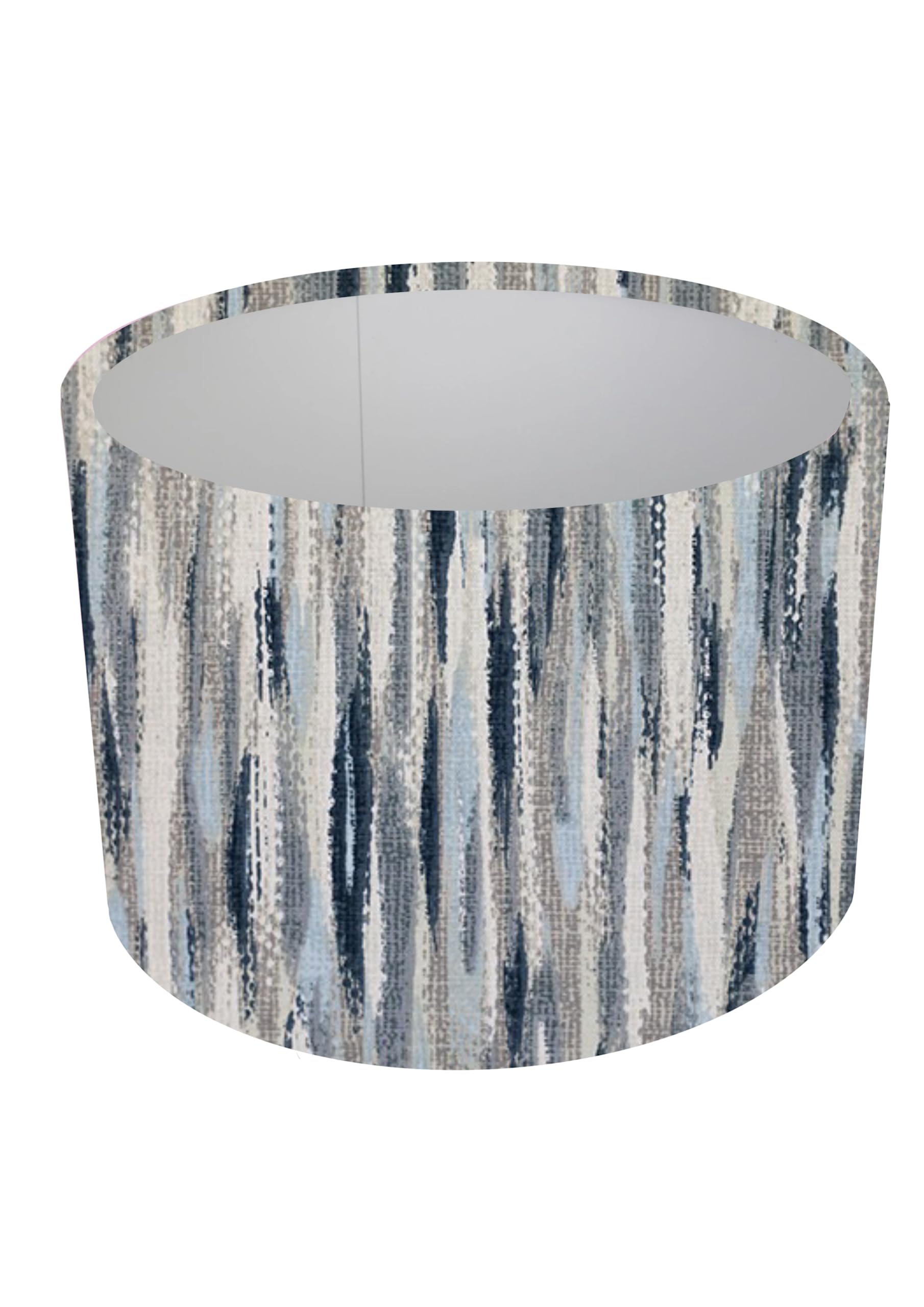 Kushade Marine Blue 30Cm X 20Cm Impression Marine Drum Lampshade Ceiling Light Table Lampshade