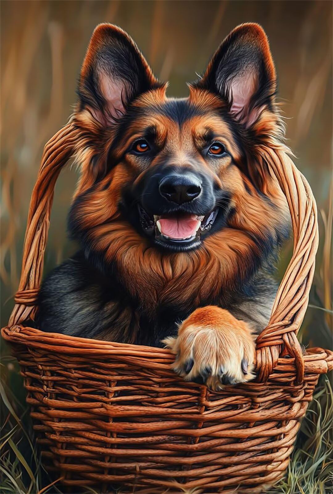 Puzzle 1200 Pezzi per Adulti Cane Animale Gioco Educativo Divertimento Impossible Difficile Puzzle per Adulti 1200 Pezzi 75 x 50 cm