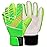 Jalunth Kids Youth Soccer Goalkeeper Goalie Gloves Boys Girls Goal Keeper Field Player Glove Ages 9-10 Years Old Green White Anti-Slip Latex Palm Soft Pu Hand Back Size 7