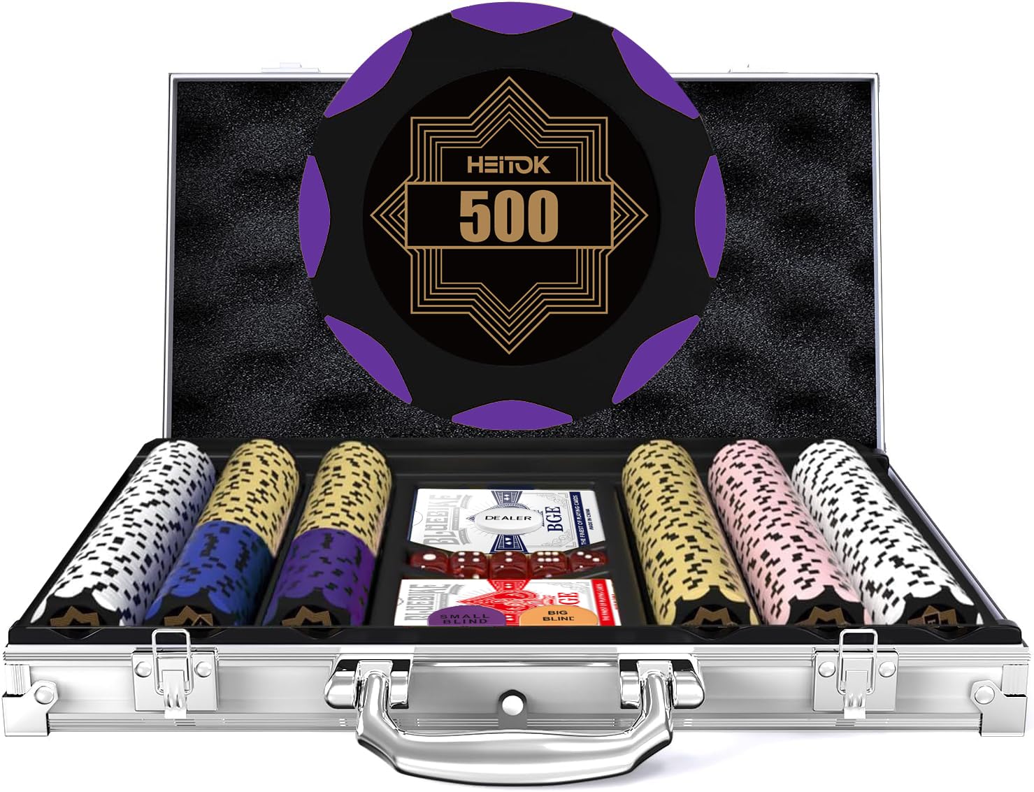 Amazon | テキサスホールデム用クレイポーカーチップセット 300枚 プロ 