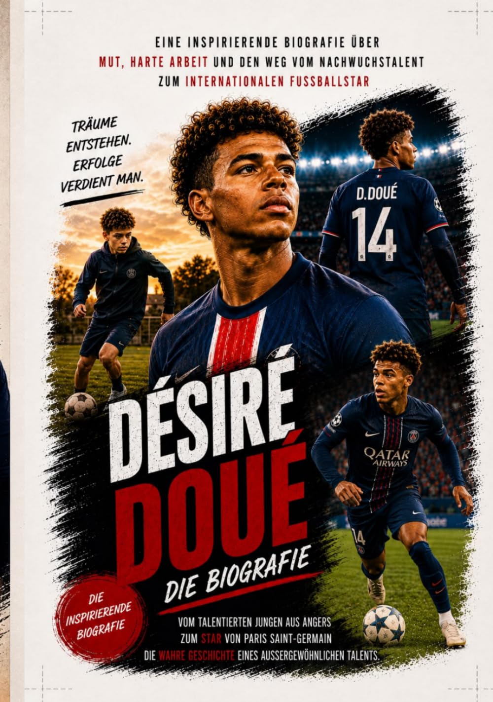 Désiré Doué (Kinderbuch Biografie): Eine inspirierende Biografie über Mut, harte Arbeit und den Weg vom Nachwuchstalent zum internationalen ... - Kinderbücher Biografien von Fußballern)
