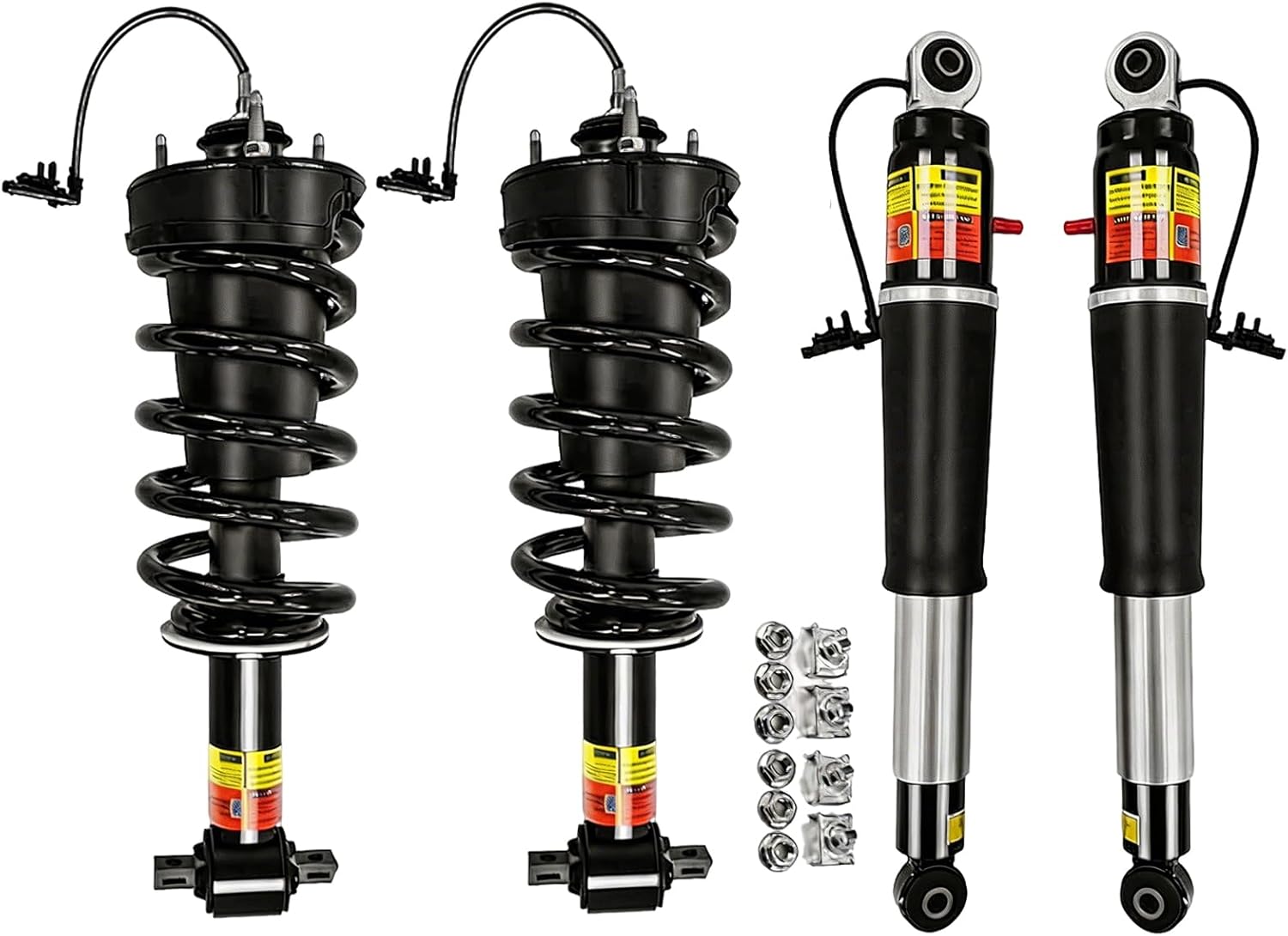 84176631 84176675 4PCS Front & Rear Shocks Struts Assembly Magnetic Ride Control Suspension Compatible with Cadillac Escalade fits for Chevy Tahoe Suburban fits for GMC Yukon XL 2015-2020