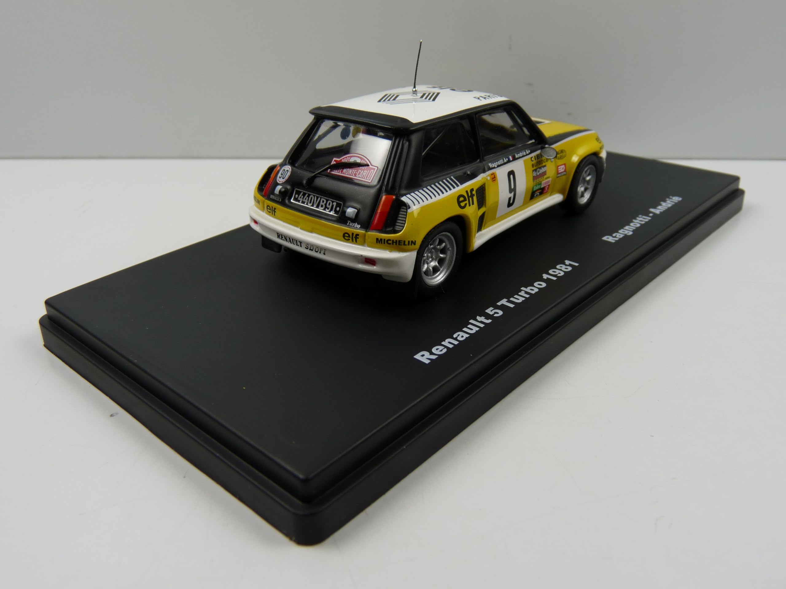 Salvat RMX8 1/43 Mexique Rallye WRC : Renault 5 Turbo 1981 Monte Carlo Ragnotti Andrié #9