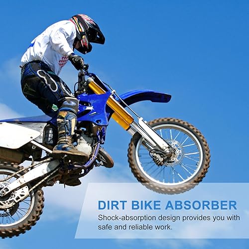 Miniatura 2 de VICASKY Horquillas para bicicleta Pit Bike Mini Bike Front Suspensión Delantera Motocicleta Shock Gold Stock para piezas de repuesto de motocross