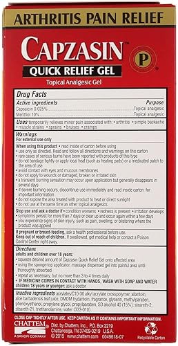 Miniatura 2 de Capzasin Gel de alivio rápido 1.50 oz (paquete de 8)