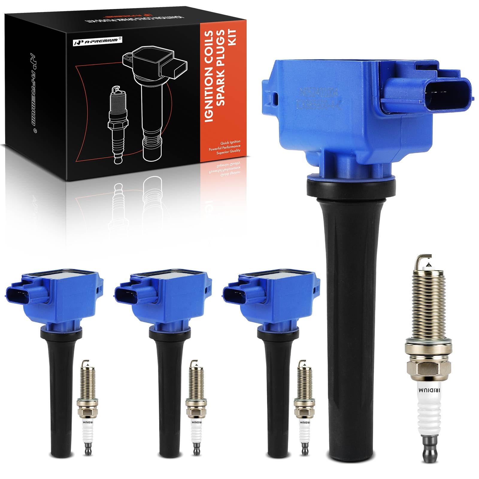 Amazon.com: A-Premium Ignition Coil Pack and Iridium Spark Plugs