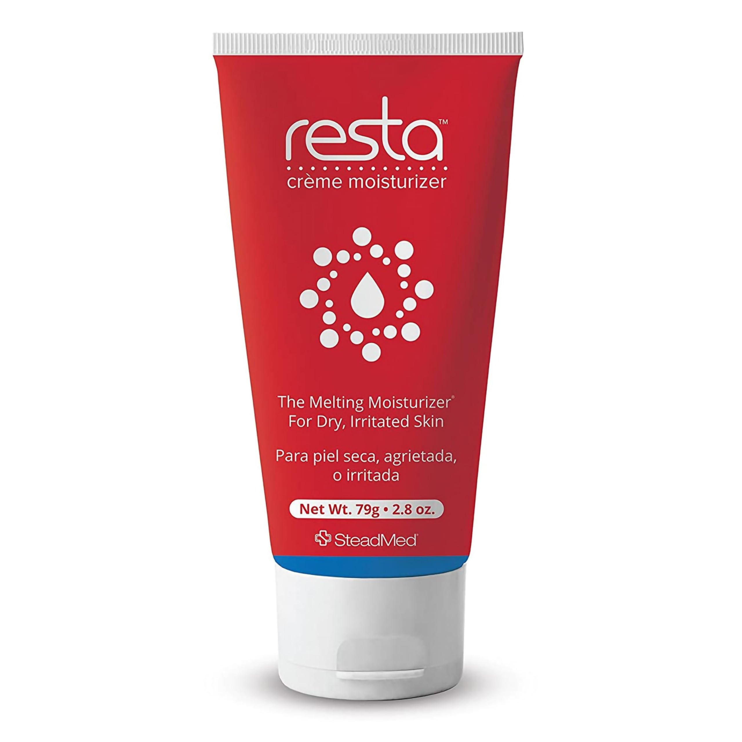 Resta Creme Moisturizer, Unscented, 2.8 oz Tube – Formerly Elta Creme, Now Resta