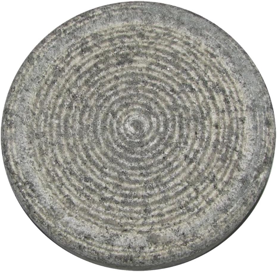 SHUBASINI STONE WORKS 5 Inch Rubbing Stone | Turmeric Sandalwood Vasambu Kal Rubbing Stone for Baby Medicine Haldi Function Grinding Chandan Mortar Stone Traditional Hand Grinder