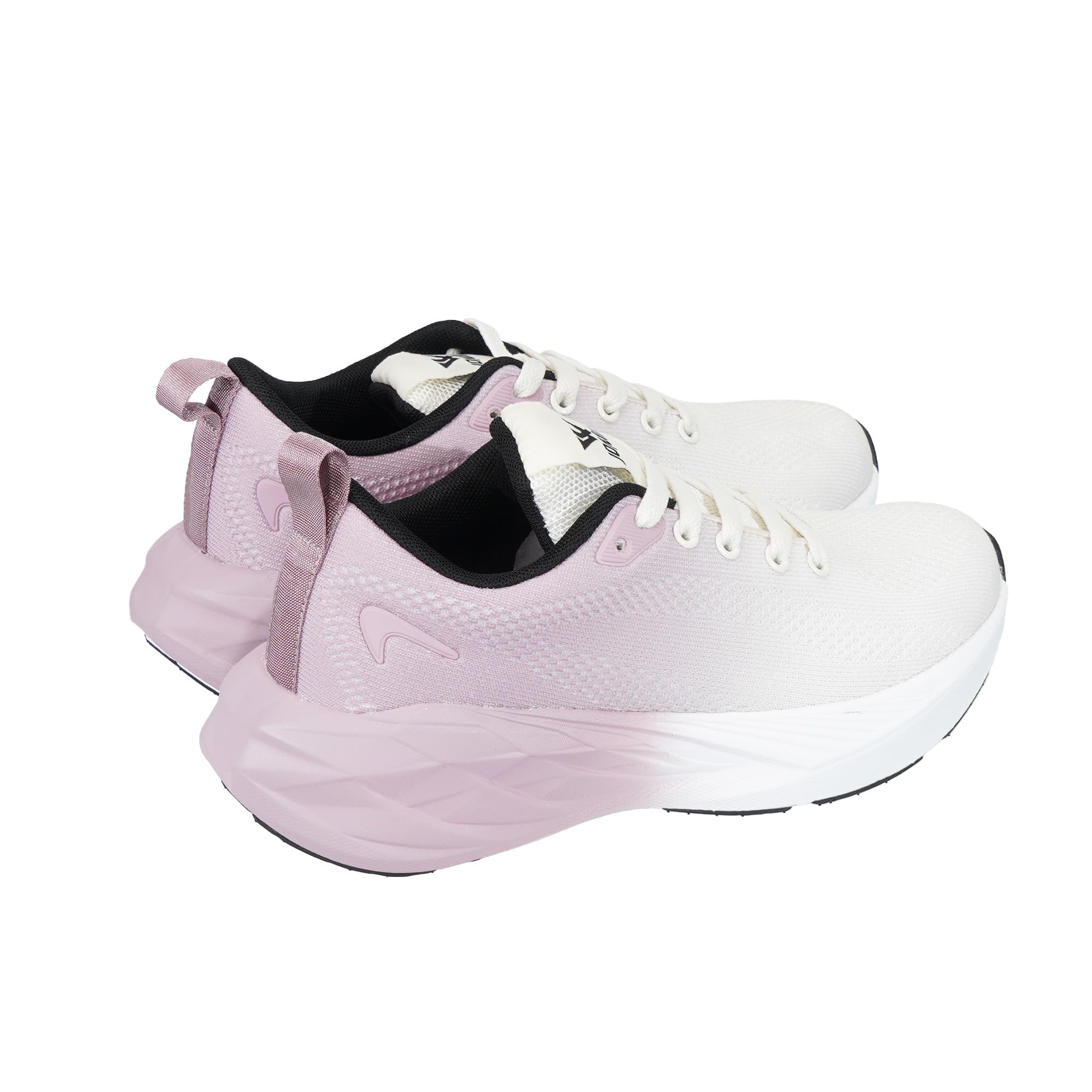 JOMIX Zapatillas Mujer con Cordones Zapatillas Deportivas de Malla con Suela Alta Ligeras y Transpirables Zapatillas para Fitness Running Gimnasio y Uso Diario
