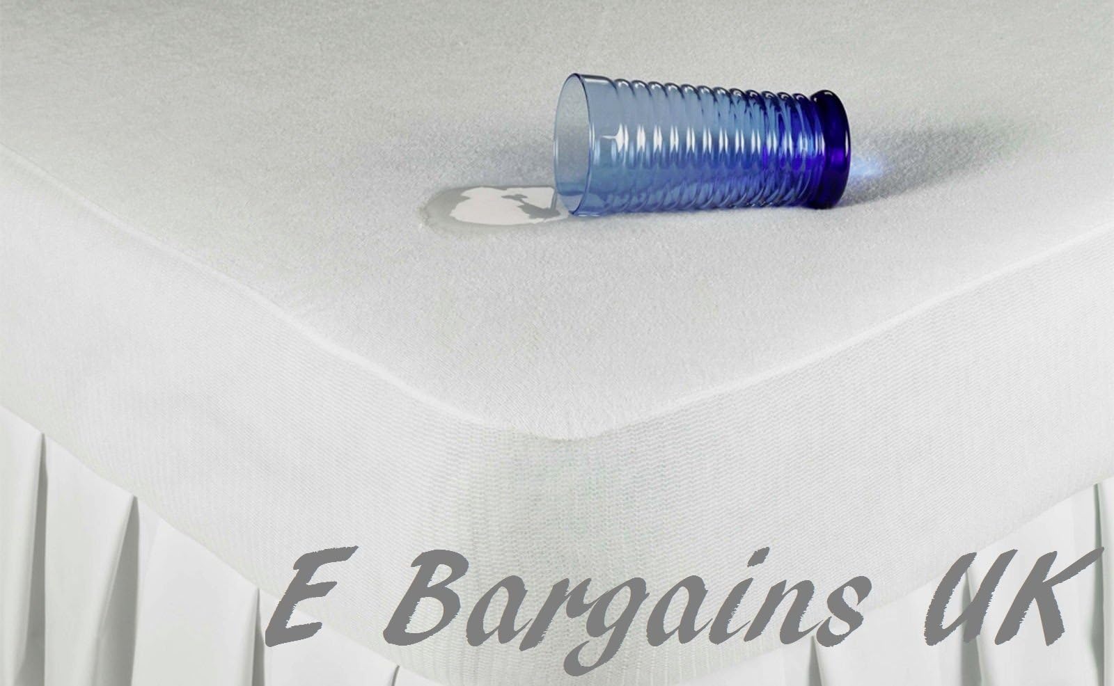 Terry Towel Waterproof Fitted Sheet Mattress Protector Luxury Cover Super-King Size