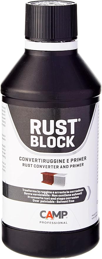 title=Camp RUST BLOCK CONVERTIRUGGINE E PRIMER, Converte e blocca la ruggine,