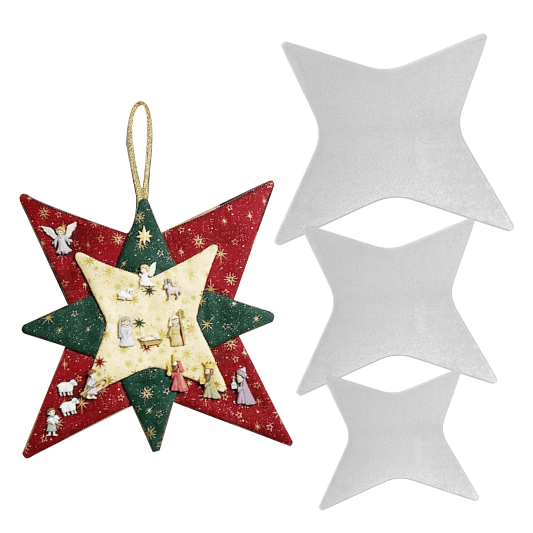 Stencil Natale Stencil Stelle Natale Pezzi Modelli Patchwork
