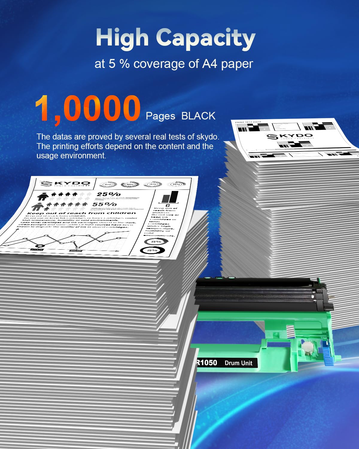 Office Ink Toner Cartouche de toner TN-1050 TN1050 1 tabour DR1050