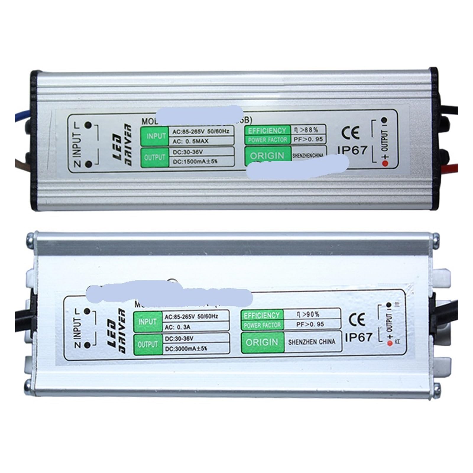 1 pz AC 85-265 V a DC 3-10 V/DC 30-36 V Driver LED IP67 Alimentatore trasformatore di Illuminazione Impermeabile 10 W 20 W 30 W 50 W 100 W (Size : 30W)