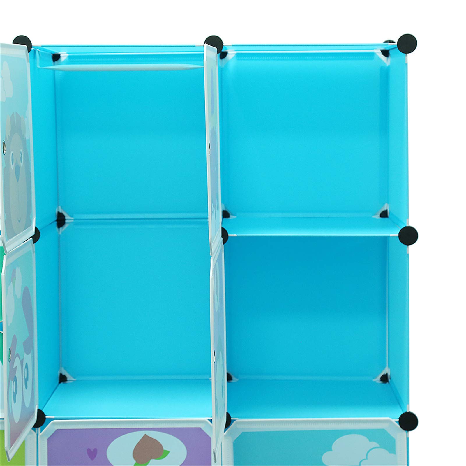 12 Cubi Armadio per Bambini Modulare Fai da Te Negozio Vestiti