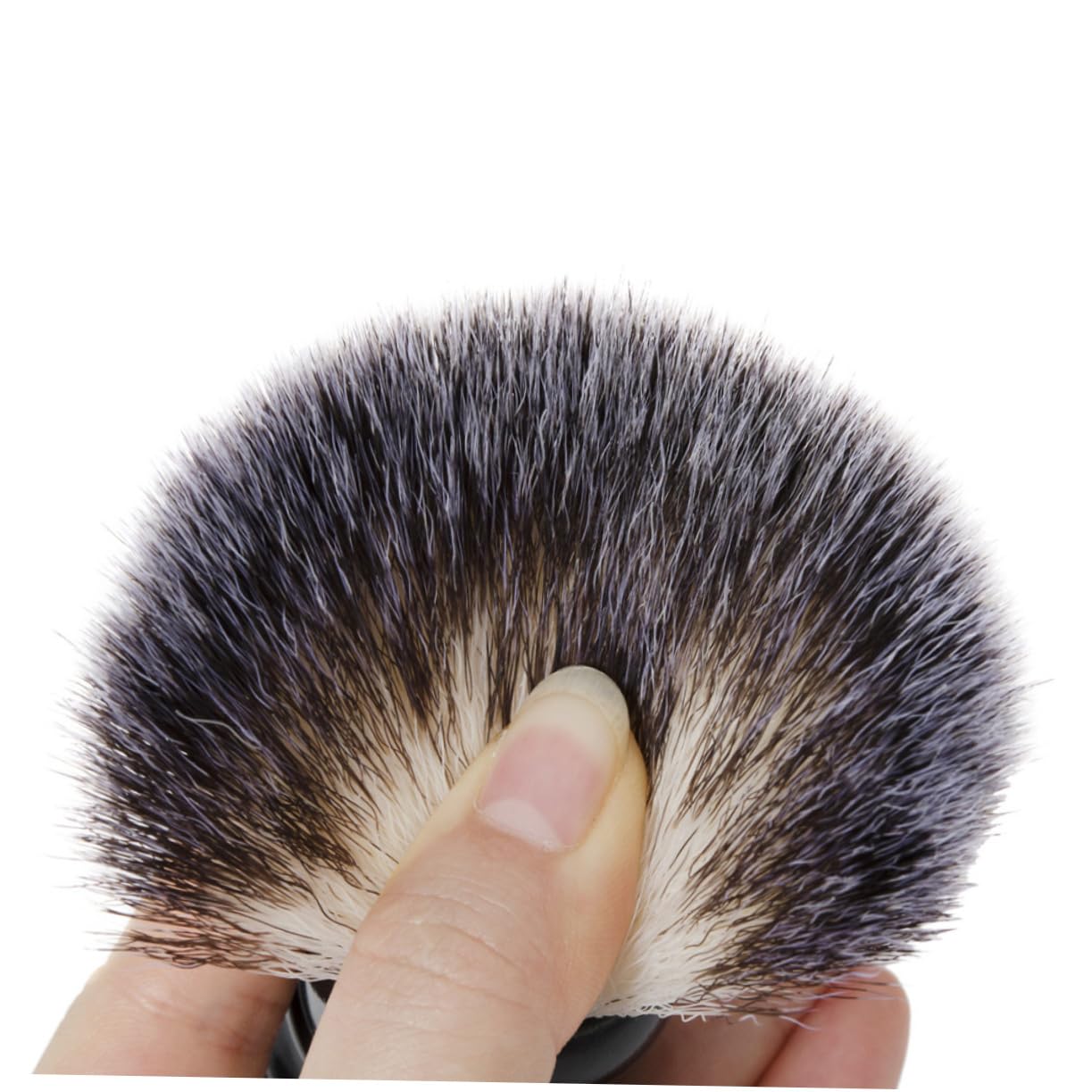 Gogogmee Beard Brush Men Styling Shaving Brush Resin Handle and Nylon Bristles for Travel