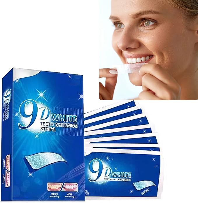 Sensitive Teeth Whitening Individual Strips,NonSlip Bitvae White