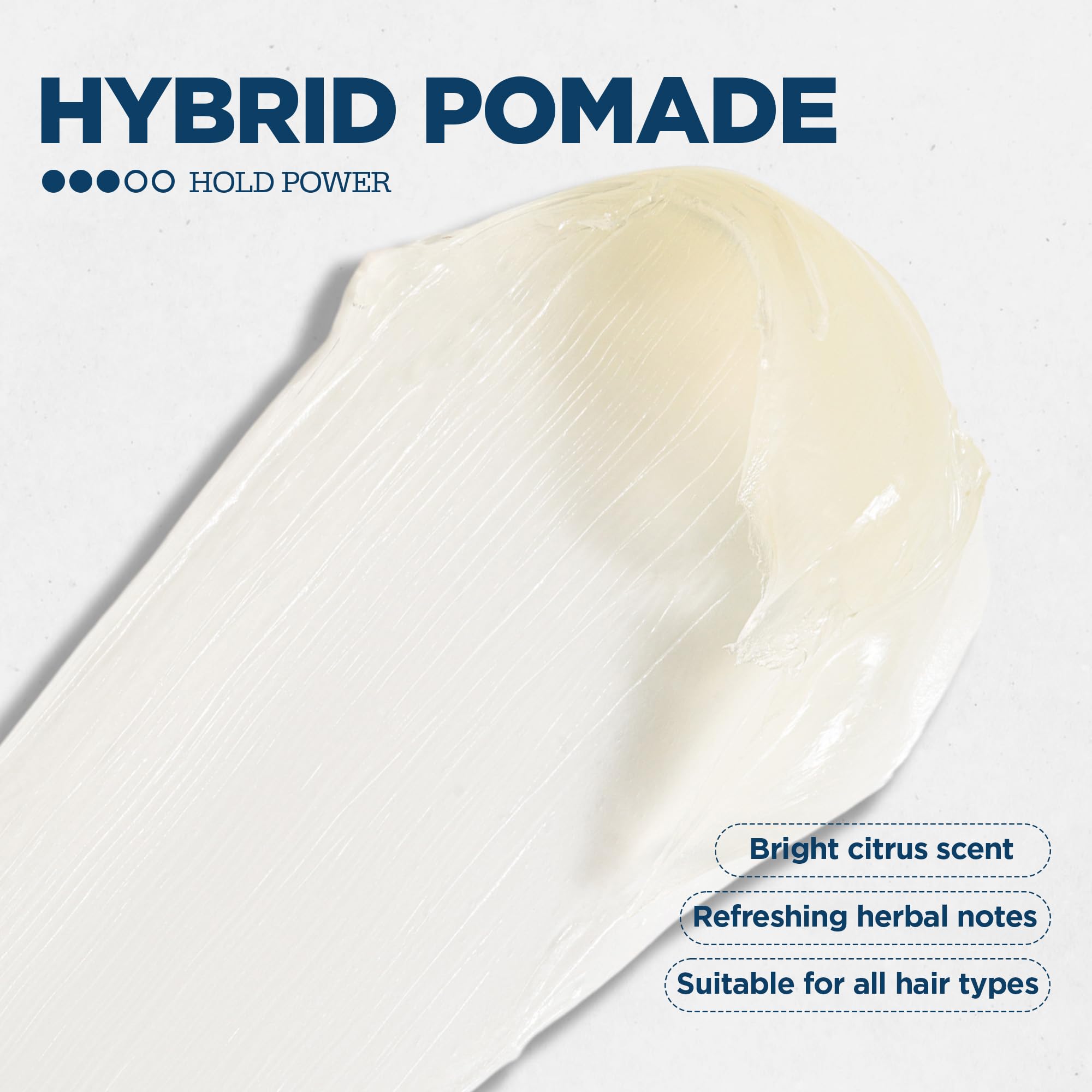 Ruffians Hybrid Pomade (1.7 Oz Fl / 50 ML) Omega-Enhanced Haircare Solution for Textured Hair Mid Hold, High Shine - Image 2
