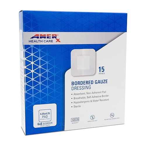 Miniatura 8 de AMERIGEL Paquete total de primeros auxilios  Grande  Apósito para heridas de hidrogel (1 oz.)  Solución de limpieza de primeros auxilios para lavado