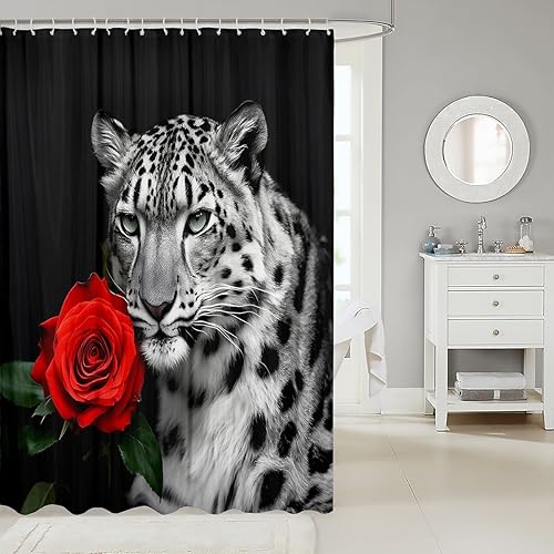 Vista 77 de Erosebridal Kids Tie Dye Shower Curtain, Girls Bohemian Hippie Bath Curtain, Watercolor Psychedelic Bathroom Accessories, Waterproof Polyester