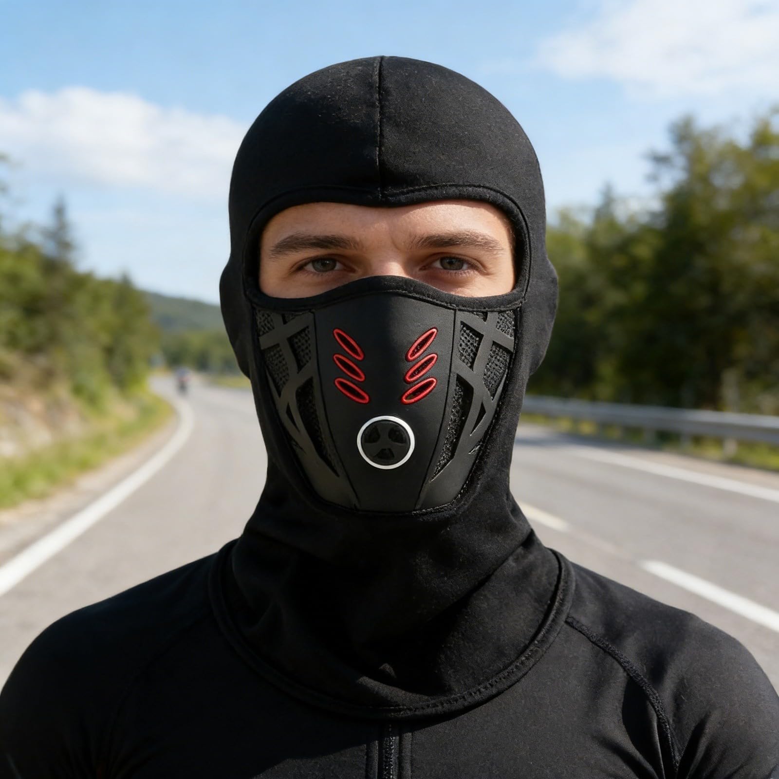 Cagoule d'hiver – Masque de ski intégral coupe-vent pour moto et cyclisme, équipement thermique chaud anti-buée pour homme et femme, design respirant pour temps froid