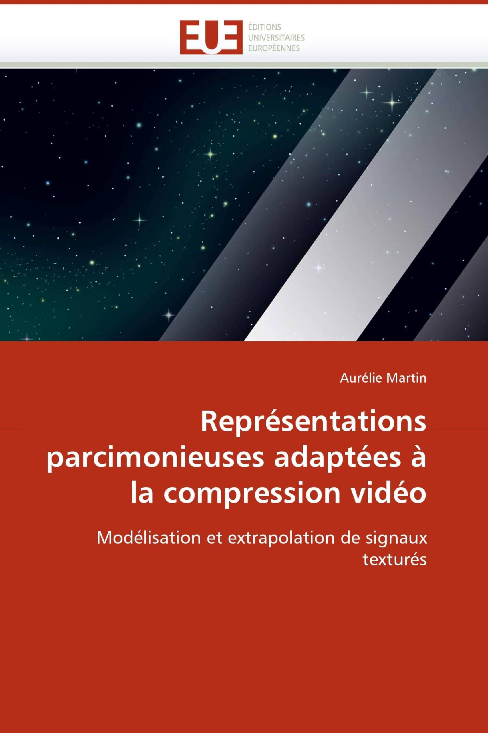 Représentations parcimonieuses adaptées à la compression vidéo: Modélisation et extrapolation de signaux texturés