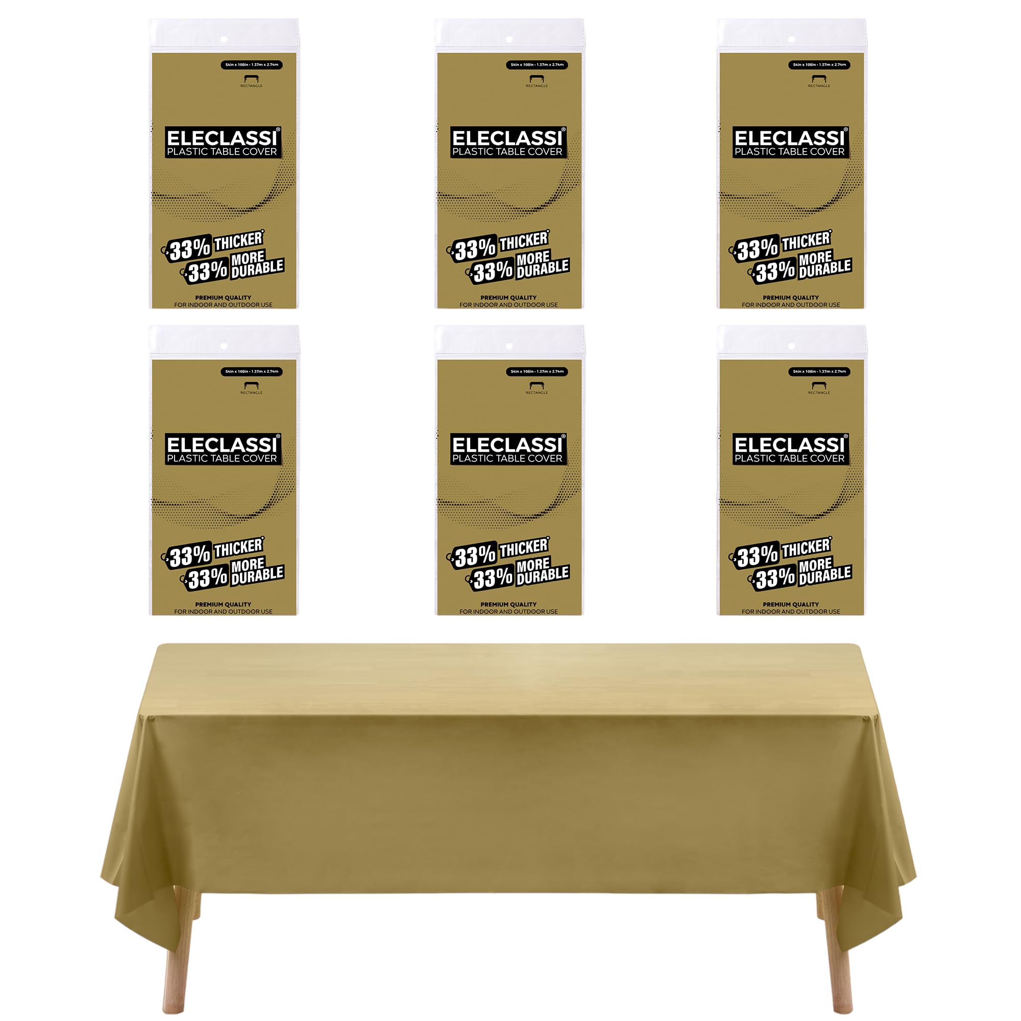 Pack De 2 Manteles Desechables De Papel – Rectángulo De 1,37 M X 2,74 M, Ideales Para Navidad Y Celebraciones, Varios Colores A Elegir