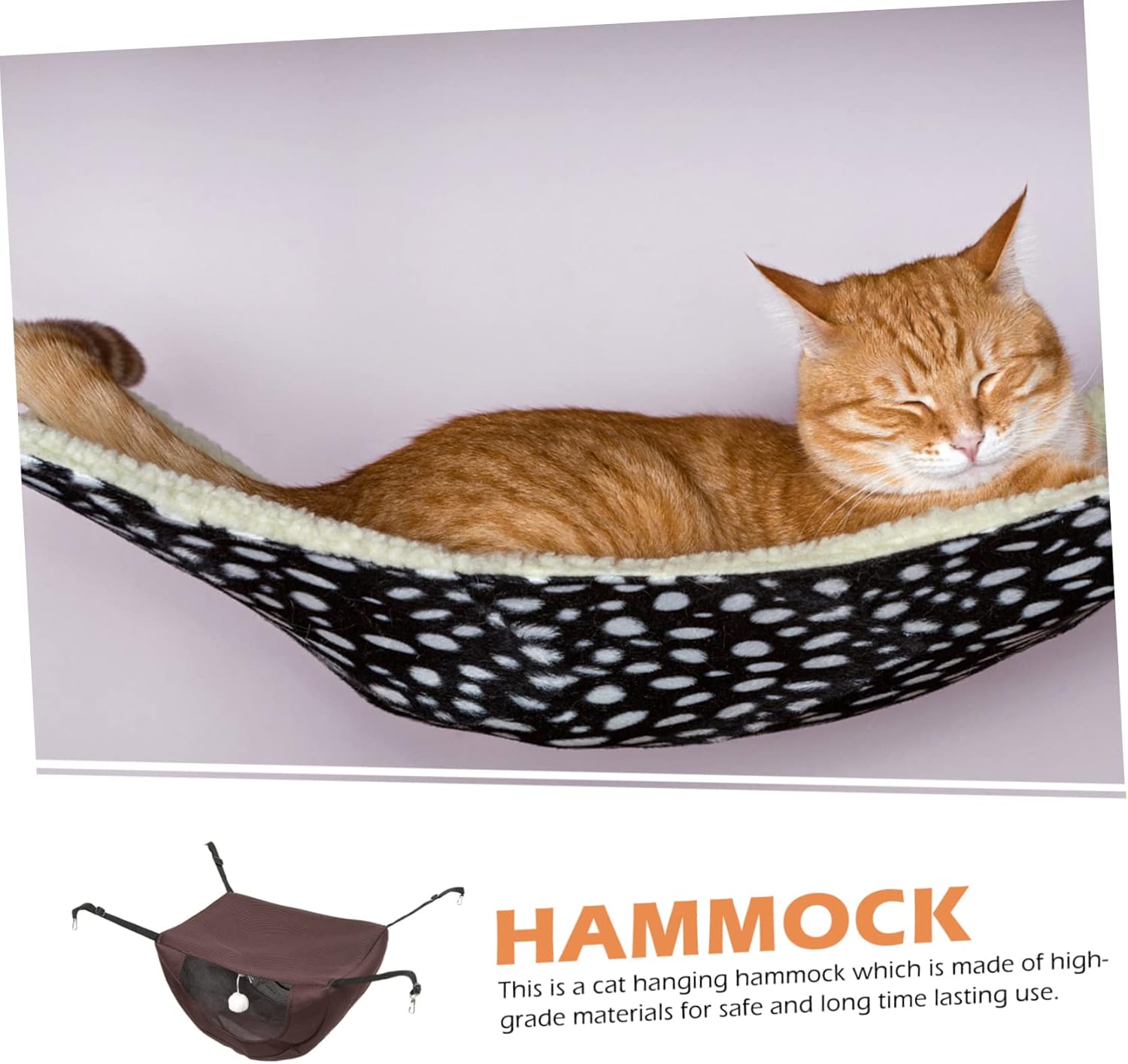 review VANZACK 4pcs Cat Hammock Home Pet Hammock Chinchilla Hammock Guinea Hammock Pet Cage Nest Bed for Cat Hanging Nest for Cat Kitten Nest Thick Sandwich Mesh Small Pet Cat Playing