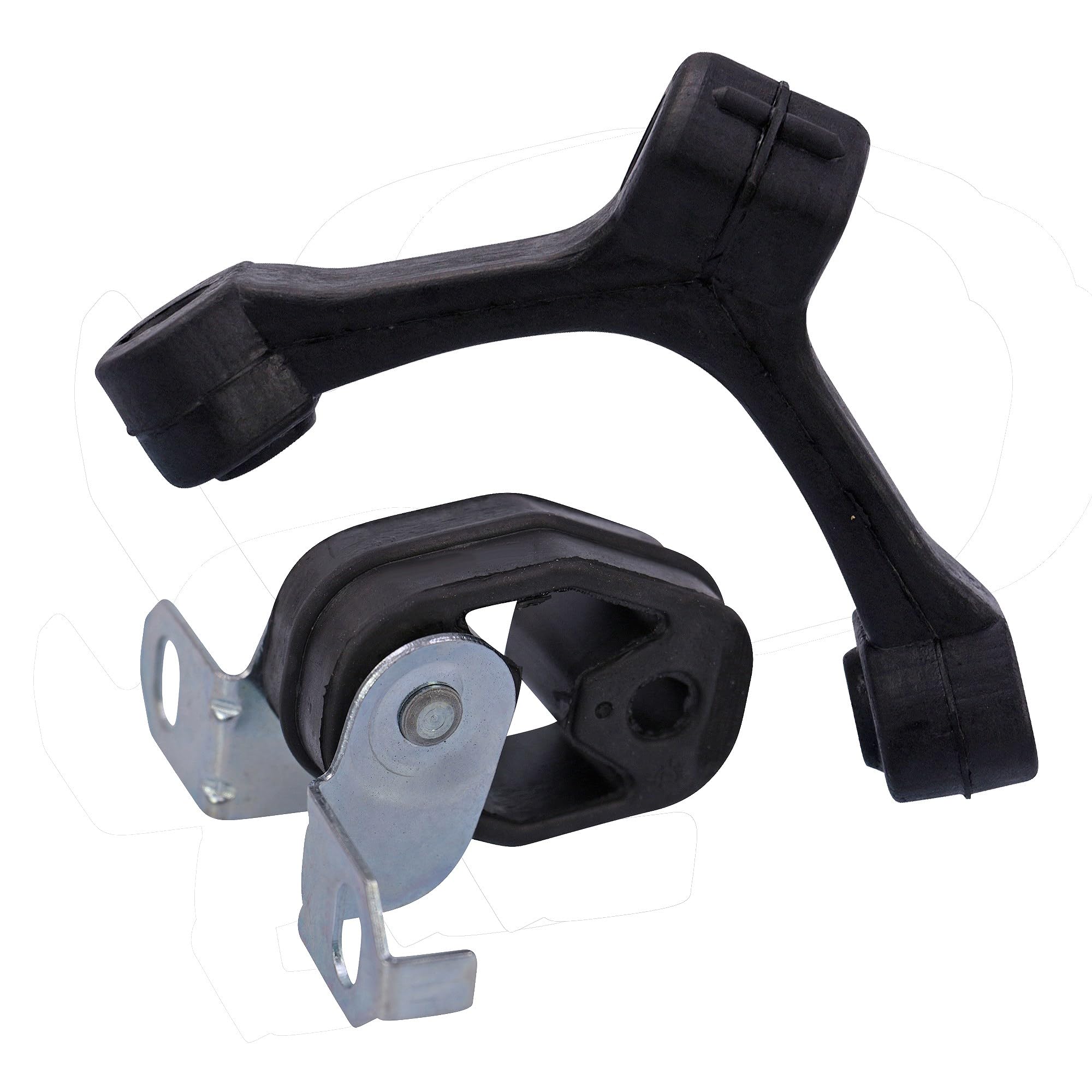 ATEC Germany Auspuff Schalldämpfer Set 1x Mittelschalldämpfer, 1x Endschalldämpfer, mit Montagematerial Kompatibel mit SEAT LEON (1M1), VW GOLF 4 (1J1), NEW BEETLE (9C1, 1C1) (1Y7)