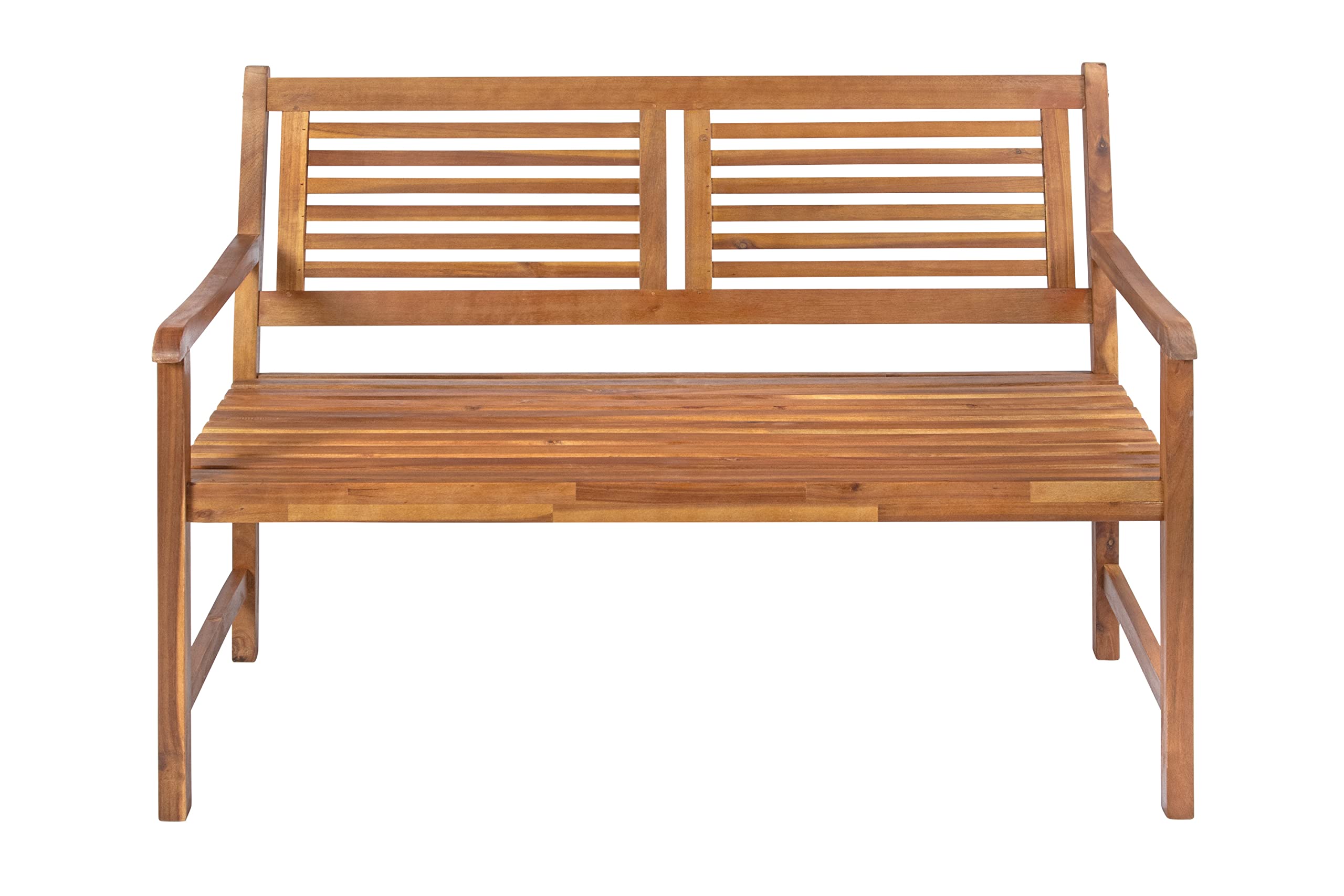 SAM 2-Sitzer Gartenbank Cordoba 110 cm, Akazienholz geölt, Sitzbank | Bank, pflegeleichtes Massivholz, Holzbank geeignet für Garten, Balkon oder Terrasse