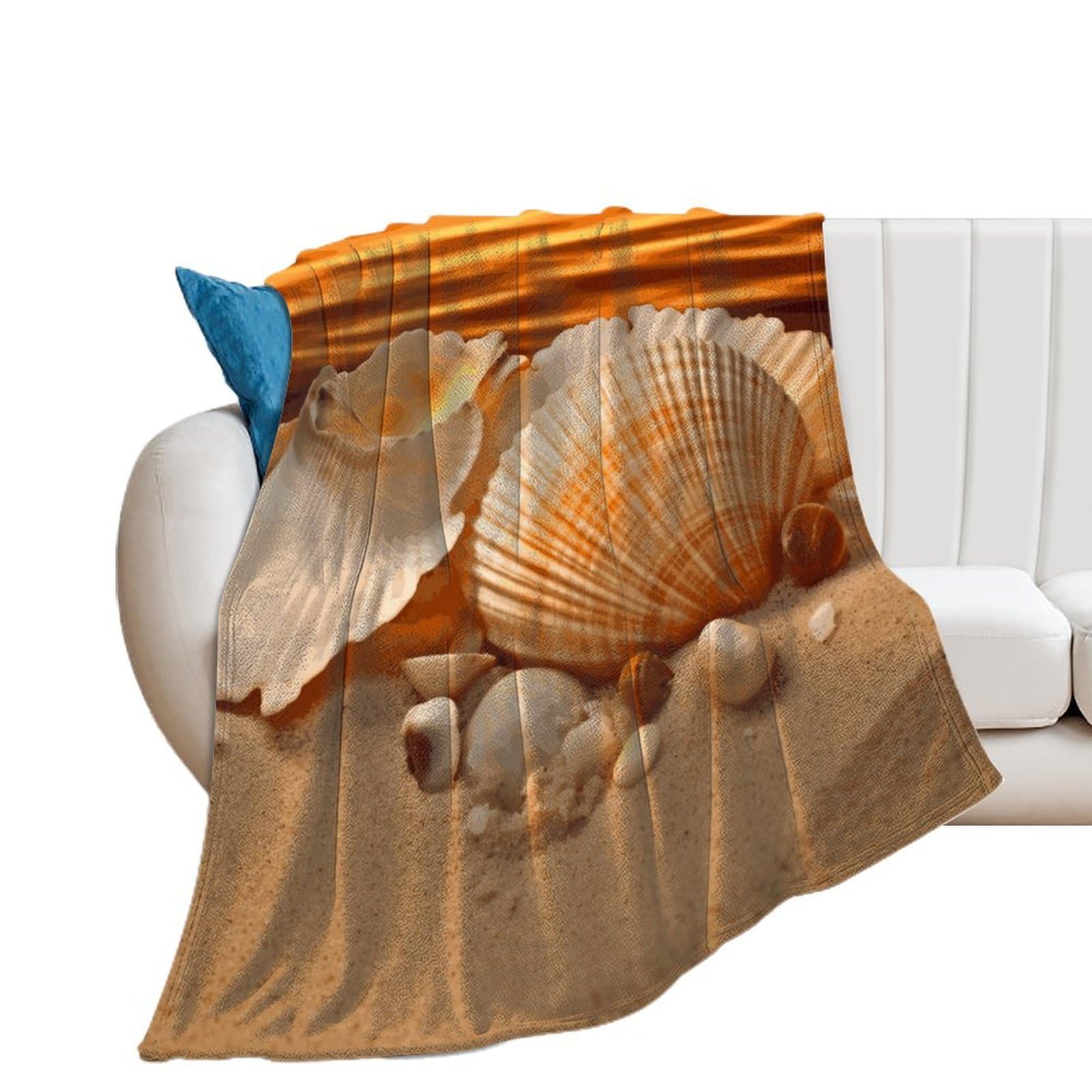 Couverture flanelle douce et respirante pour voyage et camping en plein air