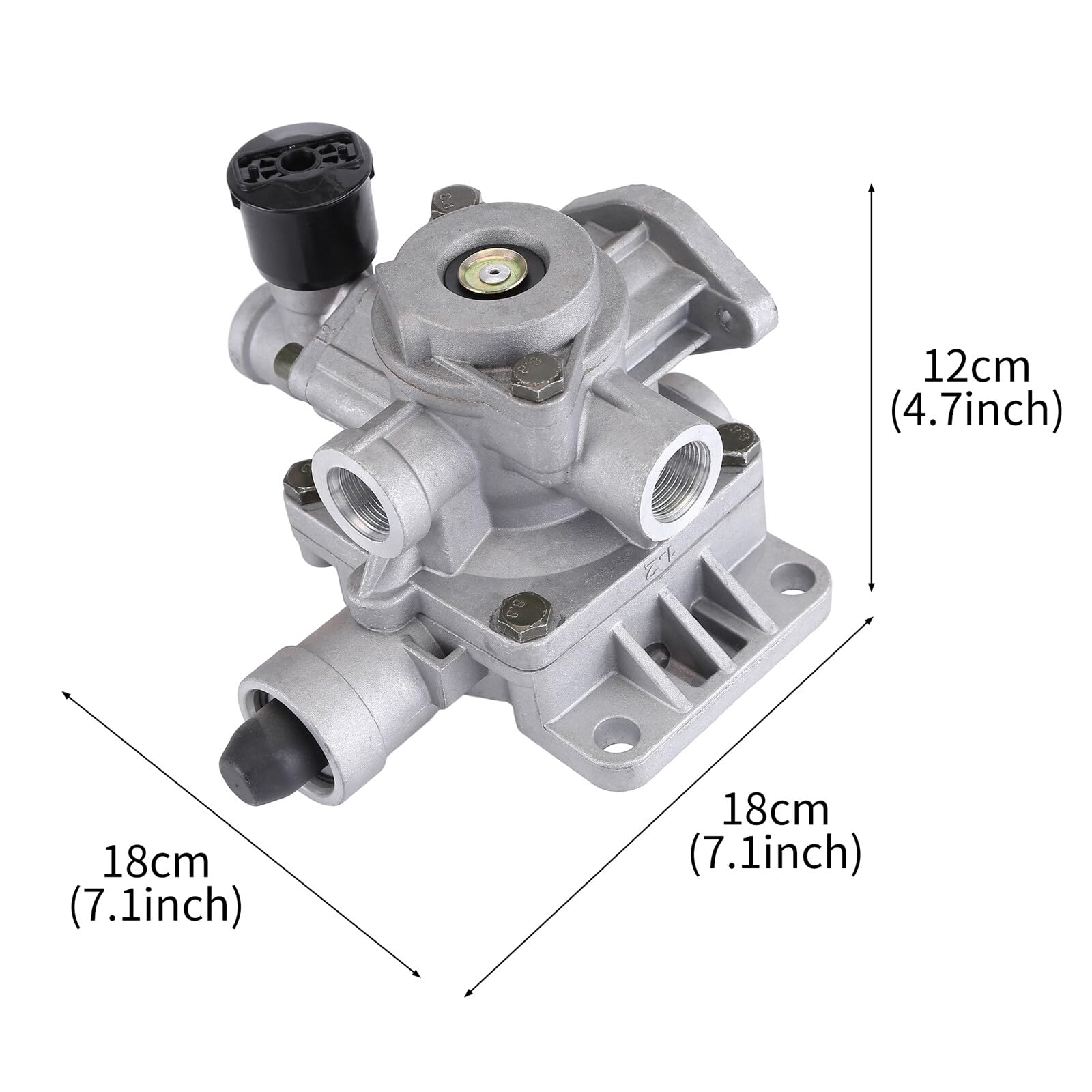 Vanne de frein de remorque, vanne de frein à 2 circuits M16 x 1,5 IG 9710021500, 9710021507, 9710025310, 9710025317, 9630010120, 9630010127
