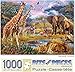 Bits and Pieces – 1000 Piece Jigsaw Puzzle for Adults – Savannah Animals - Jungle Scene Jigsaw Puzzle by Artist Jan Patrik, Completed Puzzle Size: 20