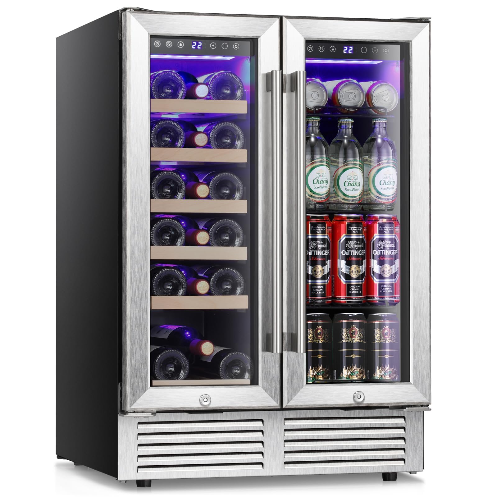 Antarctic Star 24 Dual Zone Wine and Beverage Refrigerator