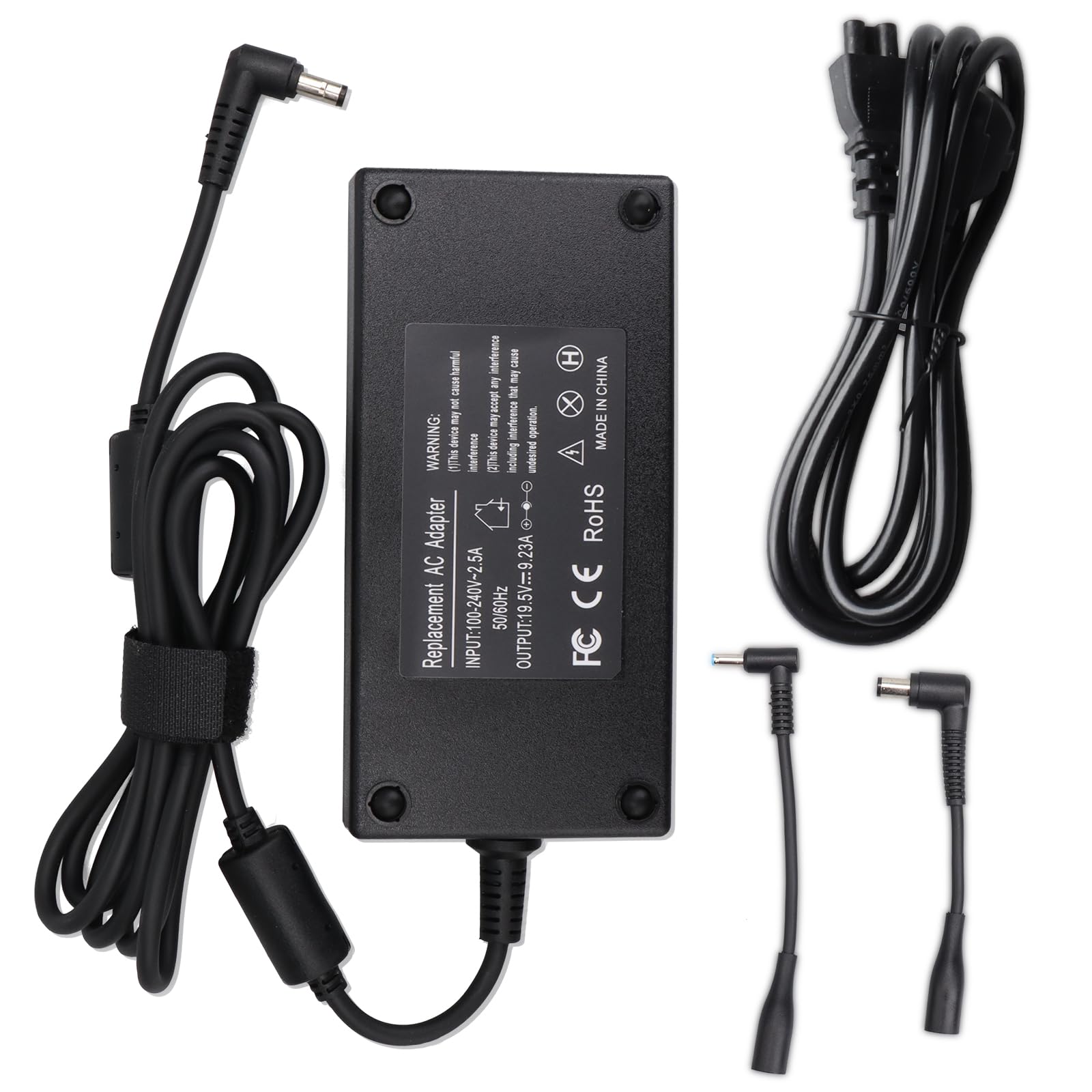 Ładowarka do laptopa 180 W do MSI GF62 GF63 GF65 GF75 GS63 GS65 GS66 GS73 GS40 GS43 GS75 GE62 GE70 GE72 GL72, moc adaptera AC z 2 dodatkowymi złączami