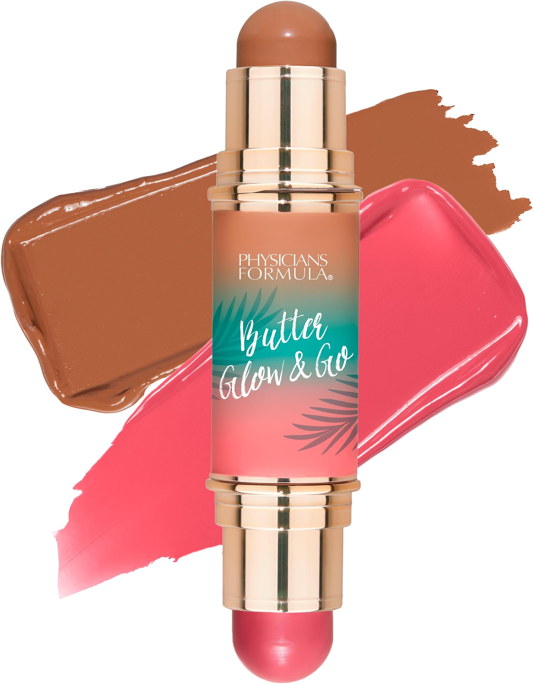 Butter Glow & Go Multiuse Stick, Ultra-Creamy Radiant Finish Formula with Murumuru Butter, Vegan & Cruelty-Free- Berry Tan