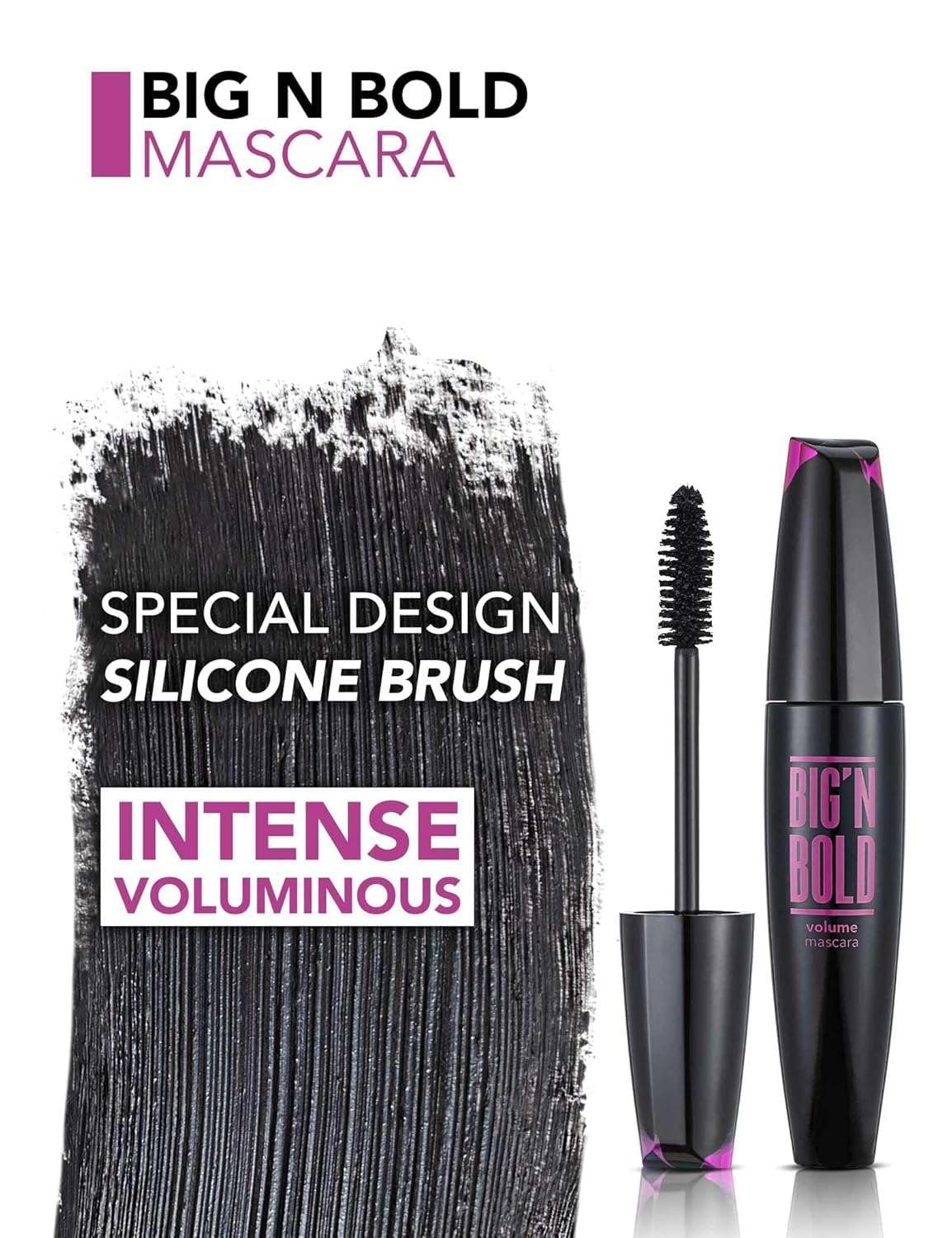 Flormar Hacim Veren Maskara (Siyah) - Big N Bold Mascara - 001-8682536040402
