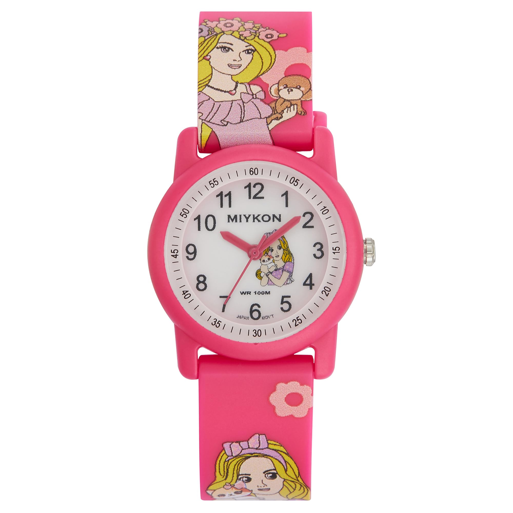 Miykon Kids Analog Watch, Boys &amp; Girls, Easy Reader, Educational, Ages 3-15