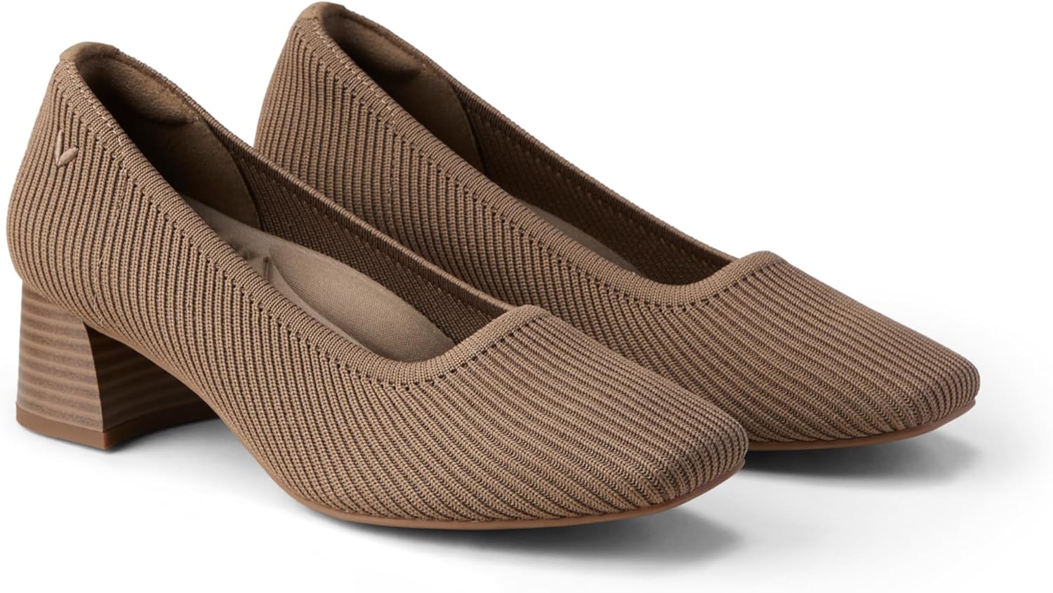 VIVAIA Women's Pumps Melody pro Square Toe Chunky Heels Slip on Dressy Heels for Women Classic 1.77" Mid High Pumps Shoes