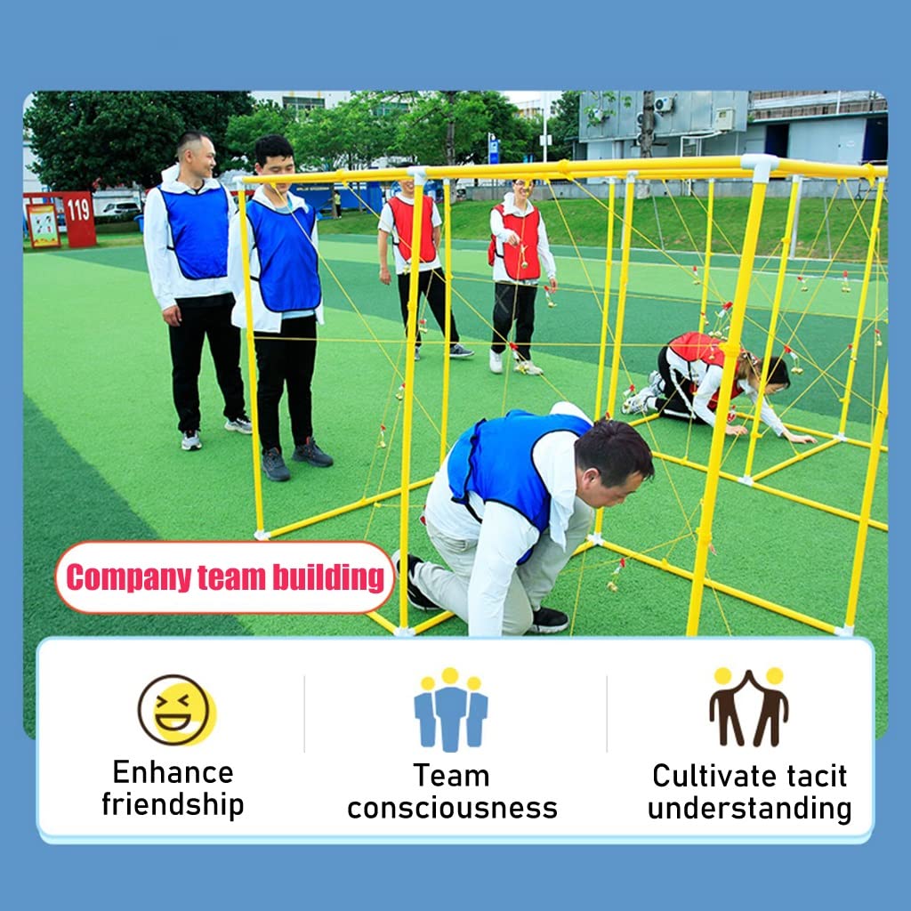 Juegos de Team Building, Juegos de Team Building, Kits Juegos Divertidos for el hogar, la Escuela y los Negocios, competición for día del Deporte(1x2x1m)
