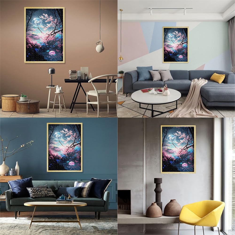 des Teintes Florales enchanteresses Puzzle pour Adultes 2000 pièces Jeu de Quiz Car C'est Un pour Toute la Famille 70x100cm