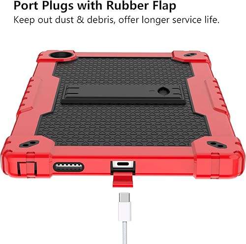 Miniatura 5 de Para Onn Tablet Pro 11 pulgadas 2023 Modelo 100110027 Funda protectora híbrida resistente con función atril incorporada Funda protectora rígida con