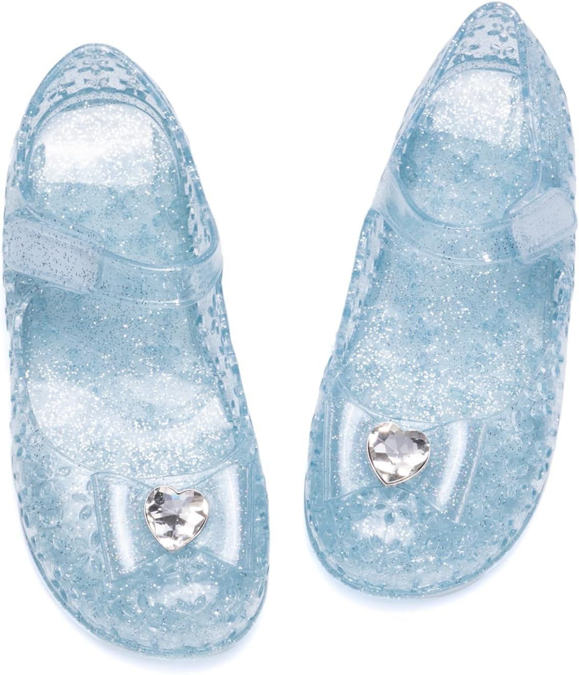 NaihoowGirls Princess Shoes Mary Jane Flats Girls Dress Up Shoes Dance Party Cosplay Shoes Jelly Shoes for Girls
