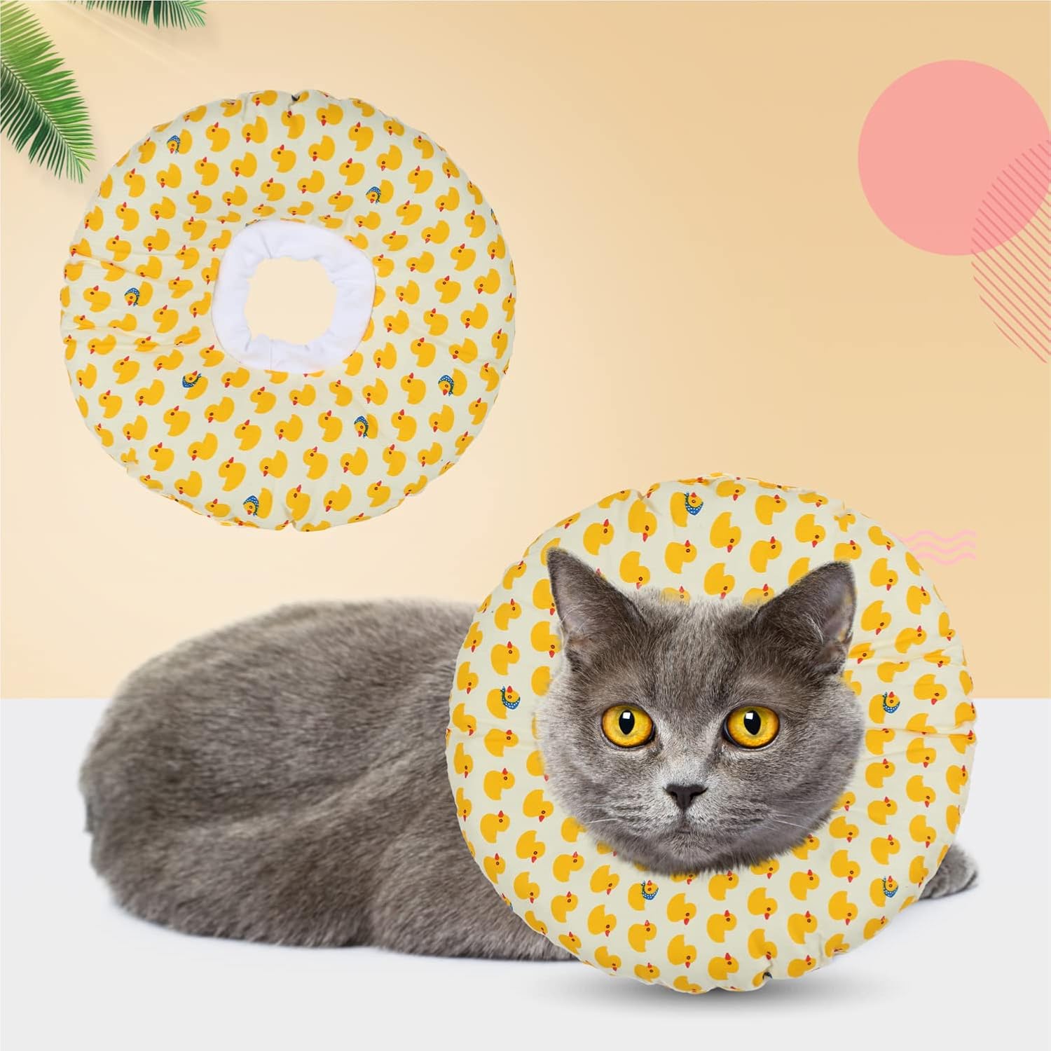 DCEZAETN Cat Cone Adjustable Cat Cone Collar Cat Recovery