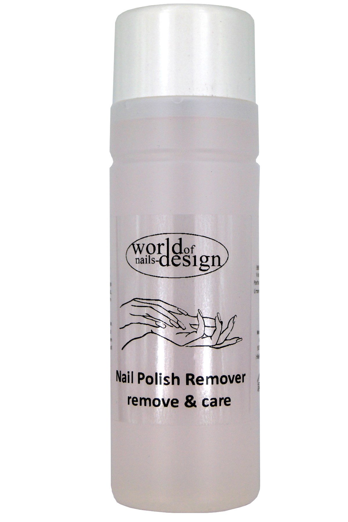World Of Nails-Design Nagellackentferner Remove Und Care, Mit Reichhaltiger Pflege Ohne Lösungsmittel, 3Er Pack (3 X 100 Ml)