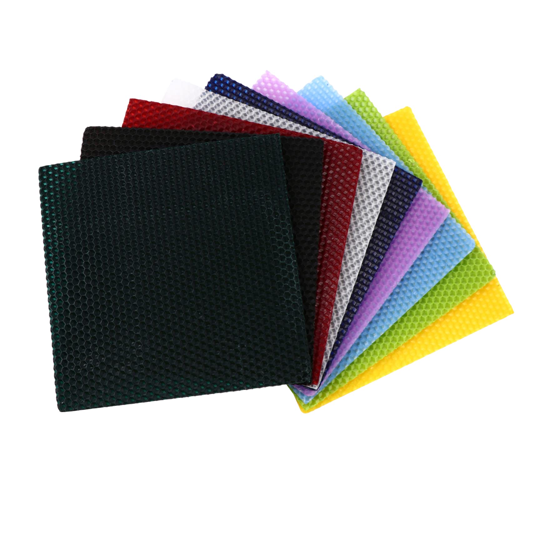 Operitacx 9pezzi Kit Creativo Per Realizzazione Candele Cera Api Di Cera Api Colorati Per Progetti Fai Te Facile Da Usare Per Feste e Celebrazioni