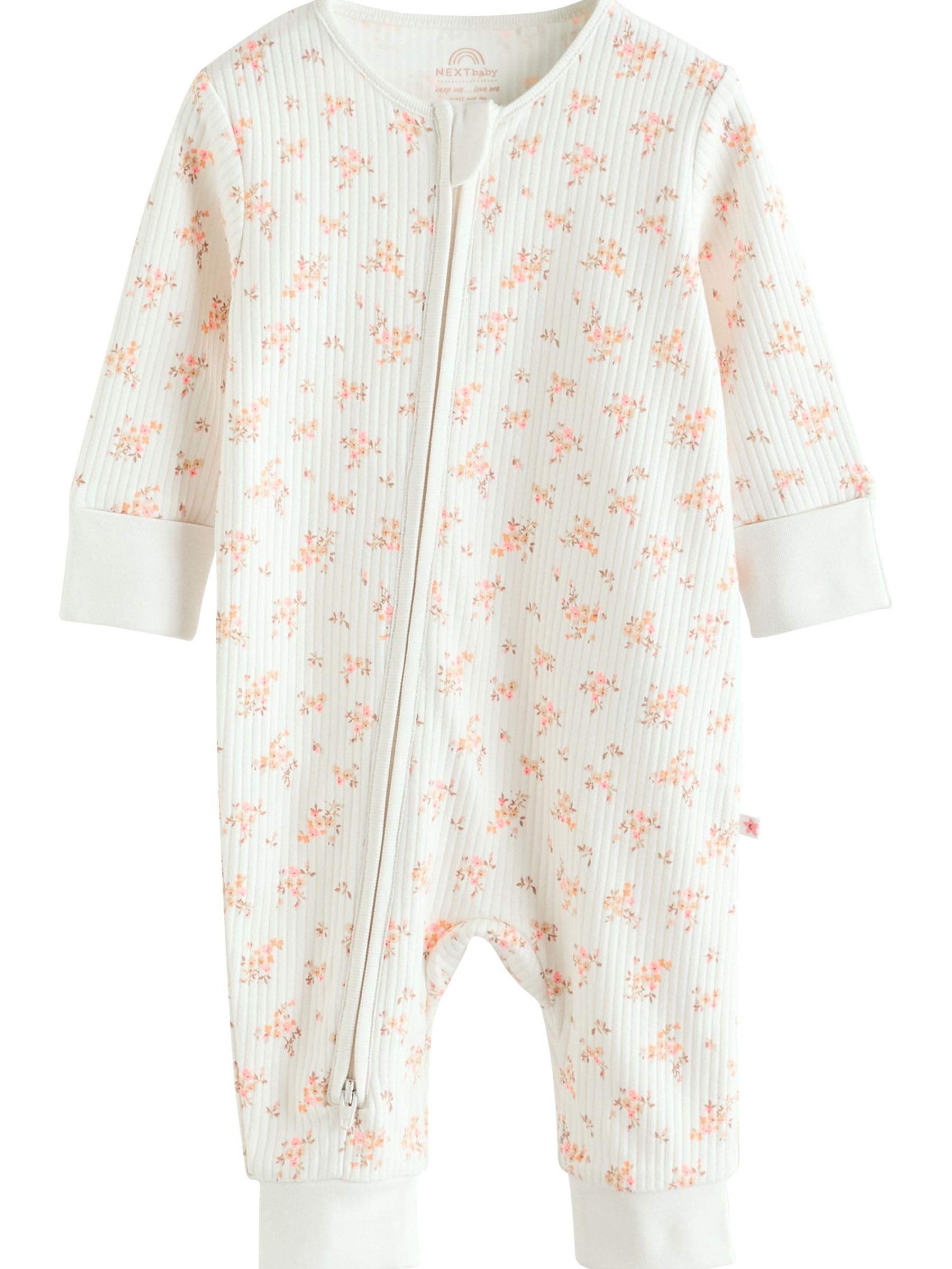 NEXT Baby Mädchen 5er-Pack Baby Schlafanzüge mit Zwei-Wege-RV